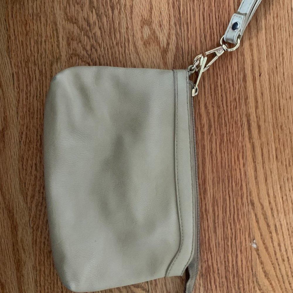 Tan Wristlet